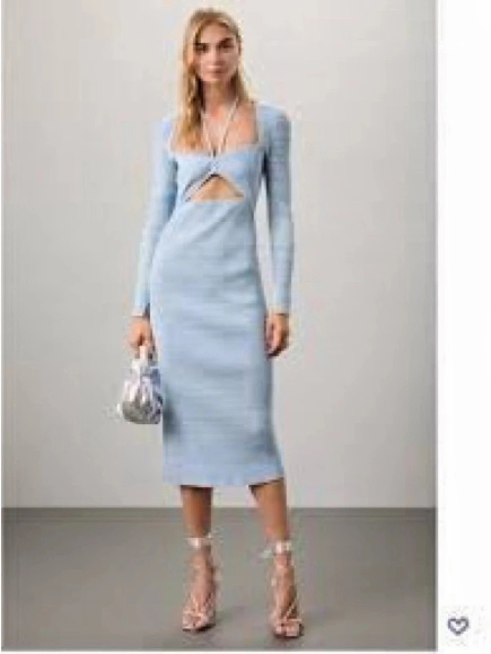 SIMKHAI Alexia Dress Blue Midi Dress Like New